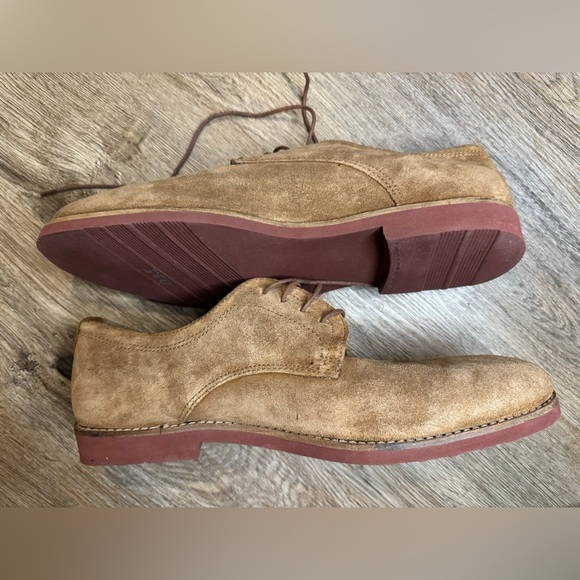 Men’s Shoes Red Tape Bromham Tan Suede Smart Casual Lace Uo Work Dress Shoes 10 - Picture 6 of 9